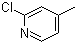 2-Chloro-4-picoline molecular structure (CAS 3678-62-4)