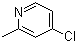 4-Chloro-2-picoline molecular structure (CAS 3678-63-5)