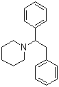 1-(1,2-二苯基乙基)哌啶分子结构 (CAS 36794-52-2)