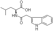 structure of CAS# 36838-63-8, N-(3-Indolylacetyl)-L-leucine;Indole-3-acetyl-L-leucine