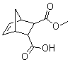 structure of CAS# 36897-94-6, 5-Norbornene-2,3-dicarboxylic acid monomethyl ester;Methyl norbornene-2,3-dicarboxylate; NSC 168053; Nadic acid monomethyl ester