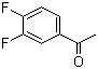 structure of CAS# 369-33-5, 3',4'-Difluoroacetophenone ;1-(3,4-Difluorophenyl)ethan-1-one