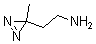 3-Methyl-3H-diazirine-3-ethanamine molecular structure (CAS 36902-22-4)