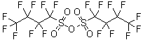 structure of CAS# 36913-91-4, Perfluorobutanesulfonic anhydride;Nonafluorobutanesulfonic acid anhydride; Nonafluorobutanesulfonic anhydride