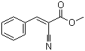 结构式 CAS# 3695-84-9, 2-氰基-3-苯基-2-丙烯酸甲酯