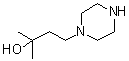 structure of CAS# 369626-03-9, alpha,alpha-Dimethyl-1-piperazinepropanol;alpha,alpha-¶þ¼×»ù-1-ßßàº±û´¼