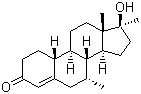 structure of CAS# 3704-09-4, Mibolerone;7a,17a-Dimethyl-19-nortestosterone