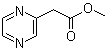 structure of CAS# 370562-35-9, 2-Pyrazineacetic acid methyl ester;Methyl 2-pyrazinylacetate