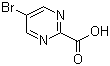 结构式 CAS# 37131-87-6, 5-溴嘧啶-2-羧酸