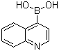 structure of CAS# 371764-64-6, Quinoline-4-boronic acid;4-Quinolineboronic acid