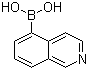 结构式 CAS# 371766-08-4, 5-异喹啉硼酸; 异喹啉-5-硼酸