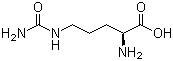 结构式 CAS# 372-75-8, L-瓜氨酸; L(+)-2-氨基-5-脲戊酸; 脲氨基戊酸