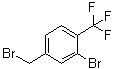 structure of CAS# 372120-77-9, 2-Bromo-4-(bromomethyl)-1-(trifluoromethyl)benzene