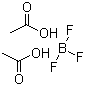 structure of CAS# 373-61-5, Boron trifluoride-acetic acid complex;Trifluoroborane compound with acetic acid (1:2)