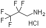 结构式 CAS# 374-14-1, 2,2,3,3,3-五氟丙胺盐酸盐