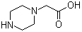 结构式 CAS# 37478-58-3, 1-哌嗪乙酸