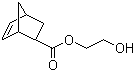 结构式 CAS# 37503-42-7, 5-降冰片烯-2-羧酸 (2-羟乙基)酯