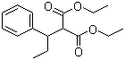 structure of CAS# 37556-02-8, Diethyl (1-phenylpropyl)malonate;2-(1-Phenylpropyl)propanedioic acid 1,3-diethyl ester; NSC 197077
