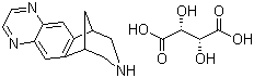 结构式 CAS# 375815-87-5, 酒石酸伐仑克林; 酒石酸伐尼克兰