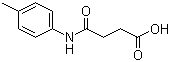structure of CAS# 37600-44-5, 4-[(4-Methylphenyl)amino]-4-oxobutanoic acid;4'-Methylsuccinanilic acid