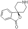 structure of CAS# 37663-46-0, Spiro[isobenzofuran-1(3H),4'-piperidin]-3-one;3-Oxospiro[isobenzofuran-1(3H),4'-piperidine]; 3H-Spiro[2-benzofuran-1,4'-piperidine]-3-one; Spiro[phthalan-1,4'-piperidin]-3-one