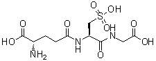 结构式 CAS# 3773-07-7, 谷胱甘肽磺酸