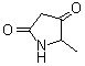 structure of CAS# 37772-93-3, (±)-5-Methyl-2,4-pyrrolidinedione