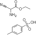 结构式 CAS# 37842-58-3, 氨基氰基乙酸乙酯对甲苯磺酸盐