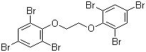 structure of CAS# 37853-59-1, 1,2-Bis(2,4,6-tribromophenoxy)ethane;Firemaster 680; 1,1'-(1,2-Ethanediylbis(oxy))bis(2,4,6-tribromobenzene); 1,1'-[Ethane-1,2-diylbisoxy]bis[2,4,6-tribromobenzene]