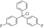 structure of CAS# 379-54-4, 4,4'-(Chloro(phenyl)methylene)bis(fluorobenzene)