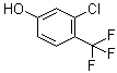 structure of CAS# 37900-81-5, 3-Chloro-4-trifluoromethylphenol