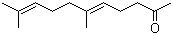 structure of CAS# 3796-70-1, Geranylacetone;(E)-6,10-Dimethylundeca-5,9-dien-2-one