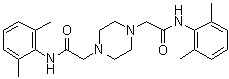structure of CAS# 380204-72-8, N,N'-Bis(2,6-dimethylphenyl)-1,4-piperazinediacetamide