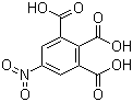 结构式 CAS# 3807-81-6, 5-硝基-1,2,3-苯三甲酸; 5-硝基-1,2,3-苯三酸