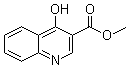 结构式 CAS# 38113-86-9, 4-羟基-3-喹啉羧酸甲酯