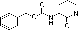 structure of CAS# 38150-56-0, 2-Oxo-3-piperidinecarbamic acid benzyl ester