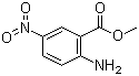 结构式 CAS# 3816-62-4, 2-氨基-5-硝基苯甲酸甲酯