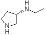 structure of CAS# 381670-31-1, (3S)-3-(Ethylamino)pyrrolidine;(3S)-N-Ethyl-3-pyrrolidinamine