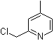 结构式 CAS# 38198-16-2, 2-(氯甲基)-4-甲基吡啶