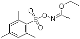 结构式 CAS# 38202-27-6, O-(2,4,6-三甲基苯磺酰基)乙酰羟肟酸乙酯