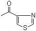 structure of CAS# 38205-66-2, 4-Acetylthiazole;Methyl 4-thiazolyl ketone; 1-(4-Thiazolyl)ethanone