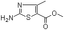 structure of CAS# 3829-80-9, Methyl 2-amino-4-methylthiazole-5-carboxylate;2-Amino-4-methyl-thiazole-5-carboxylic acid methyl ester