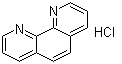 structure of CAS# 3829-86-5, 1,10-Phenanthroline monohydrochloride;1,10-Phenanthroline monohydrochloride