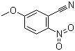 structure of CAS# 38469-84-0, 5-Methoxy-2-nitrobenzonitrile