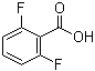 结构式 CAS# 385-00-2, 2,6-二氟苯甲酸