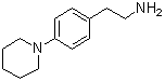 structure of CAS# 38589-09-2, 4-Piperidinophenethylamine;2-(4-Piperidinophenyl)ethylamine; 2-[4-(Piperidin-1-yl)phenyl]ethanamine