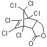 structure of CAS# 3868-61-9, Endosulfan lactone;4,5,6,7,8,8-Hexachloro-4,7-methano 1,3,3a,4,7,7a-hexahydroisobenzofuran-1-one; Endolactone