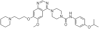 Tandutinib molecular structure (CAS 387867-13-2)