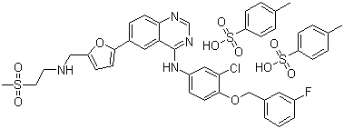 structure of CAS# 388082-77-7, Lapatinib ditosylate