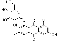 structure of CAS# 38840-23-2, Emodin-1-O-glucoside